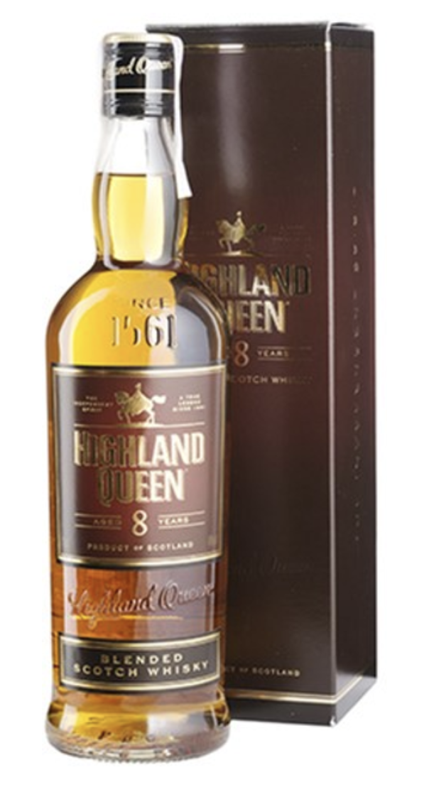 Віскі Highland Queen 8 y.o. 40% 0.7 л gift box